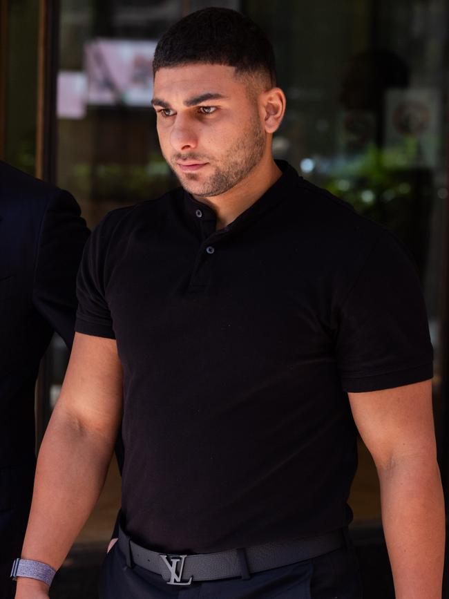 Adam Abdallah will next month be sentenced over an attack on a soccer referee which went viral in 2023. Picture: NewsWire / Ben Symons