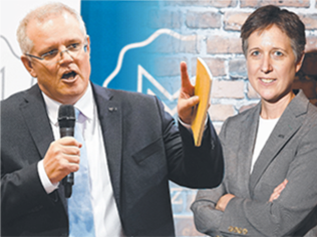 Scott Morrison, the new PM, and Sally McManus.