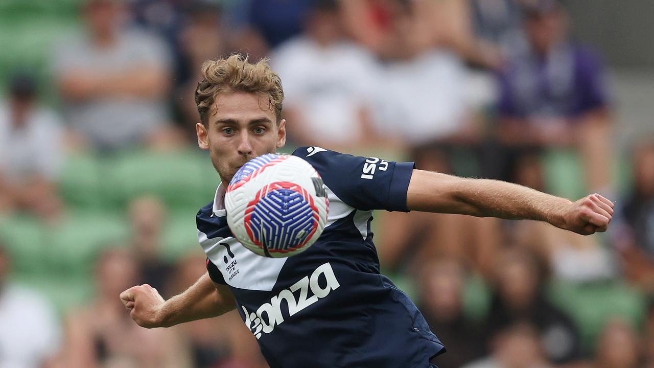 Ryan Teague is chasing A-League glory with Melbourne Victory. Picture: Daniel Pockett/Getty Images