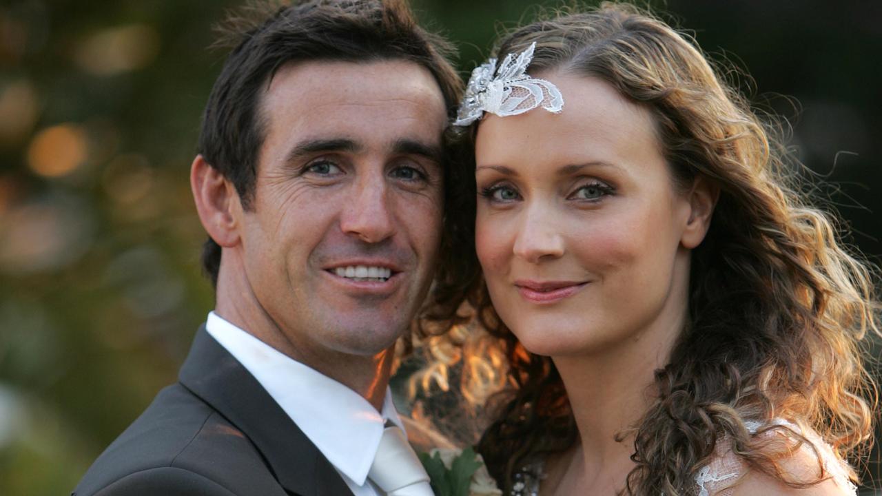 Andrew Johns’ wedding with Cathrine Mahoney on Shark Island in October 2007.