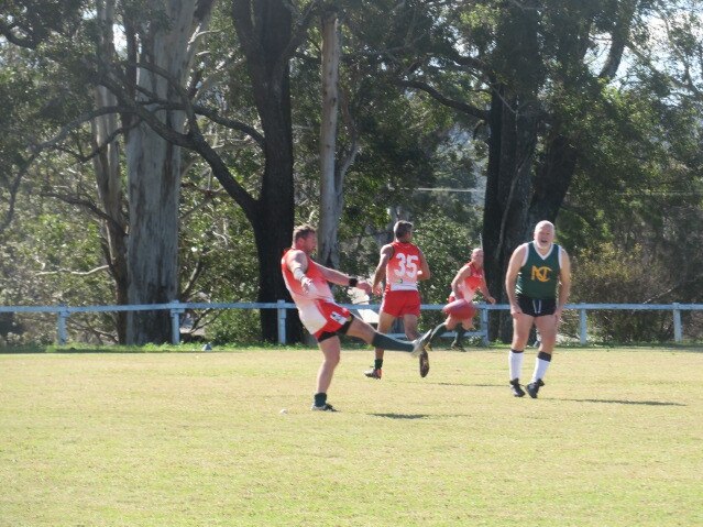 The AFL Masters Mid-North Coast gala day at Beechwood Oval. Pics Dan Mills