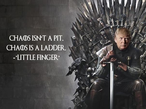 One of the best Donald Trump Game of Thrones memes published on the web..