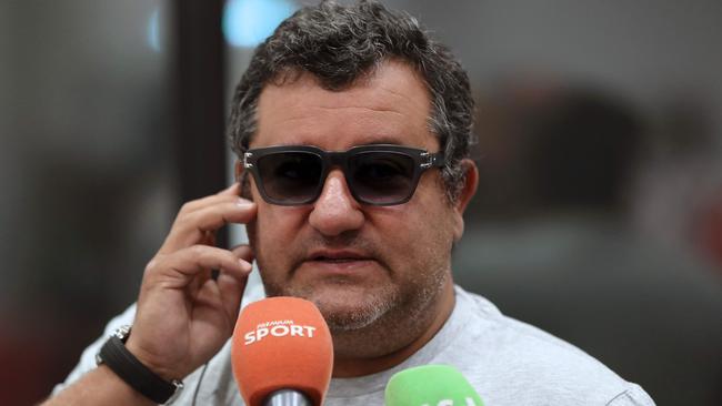 Italian-born Dutch football agent Mino Raiola.
