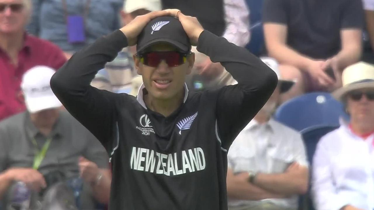 Ross Taylor was stunned the bails stayed on when Dimuth Karunaratne played onto his stumps.