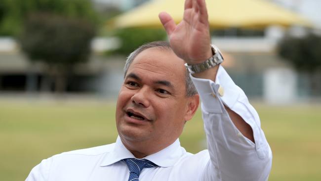 Gold Coast Mayor Tom Tate and his business partner Kelvin Gersbach play a waiting game after getting council approval to develop a super tower on the Surfers Paradise Bowls Club site. Pic Tim Marsden