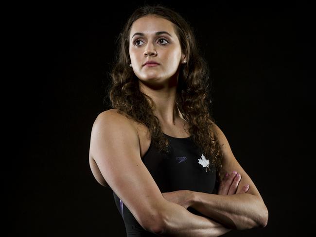 Canadian swimmer Kylie Masse. Photo: Courtesy Swimming Canada/Darren Calabrese