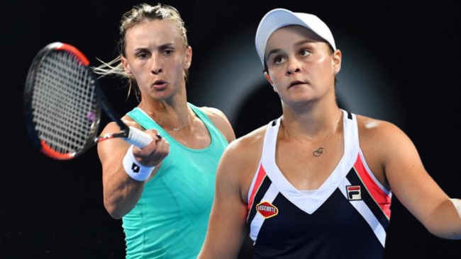 There's some history between Ash Barty and her first-round opponent.