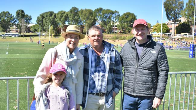 The Qualischefski family at Grammar Downlands Day, Saturday, August 19, 2023. Picture: Peta McEachern