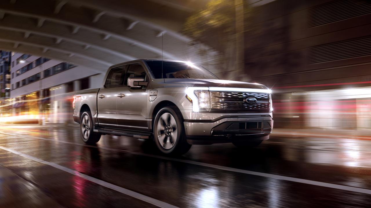 The F-150 Lightning can drive up to 480km on a charge.