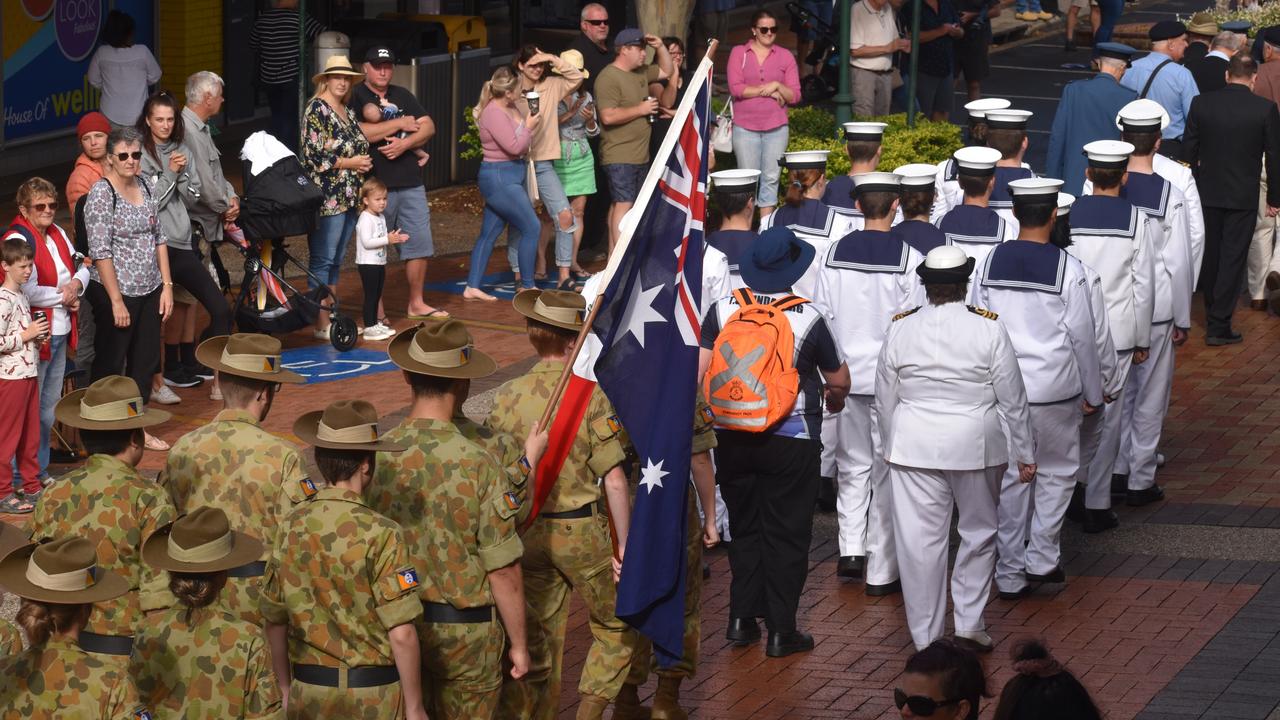 Scenes from the Bundaberg Civic Service.