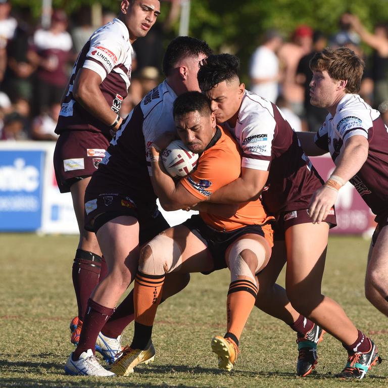 Rugby League Gold Coast A grade grand final between Burleigh and Southport at Pizzey Park. Southport Carlo Alimboyong. (Photo/Steve Holland)