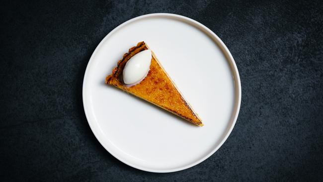 Collins Quarter‘s Burnt custard tart.