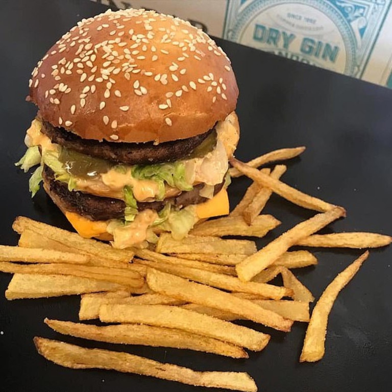 A clever mum has revealed her recipe for a homemade Big Mac and fries and it went down a treat with others. Picture: Facebook
