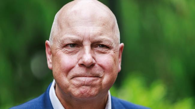 Treasurer Tim Pallas announces his retirement. Picture: Aaron Francis
