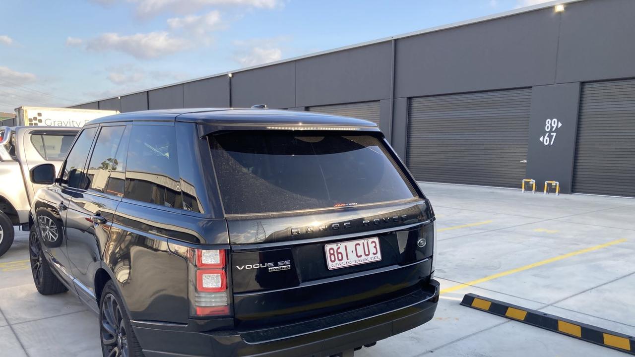 A black Range Rover was recently seized.
