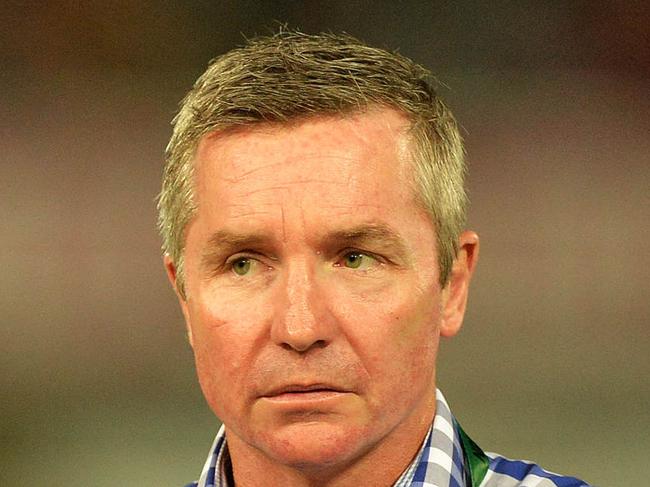 The North Queensland Cowboys v Canberra Raiders from 1300 Smiles Stadium. Cowboys coach Paul Green before the match. Picture: Zak Simmonds