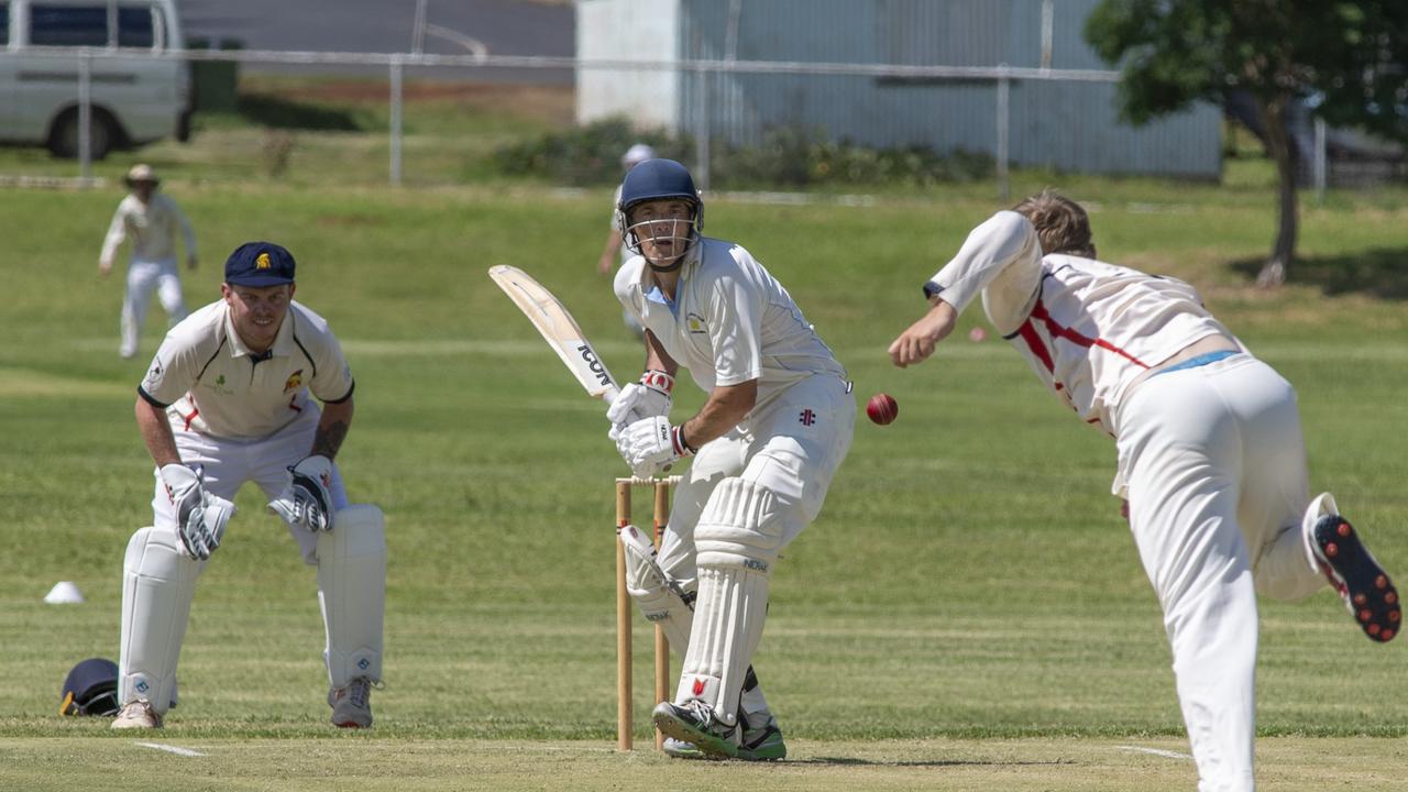 Brian May bats for Wests.