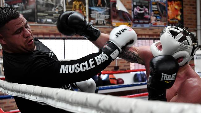 Paul Gallen is preparing for his next big fight. Picture: Grant Trouville