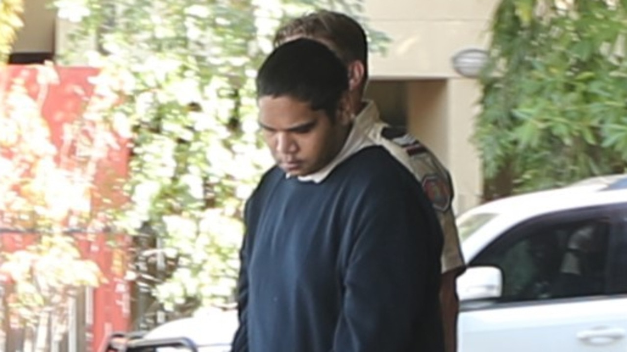 Keith Kerinauia, 20, walked through the BWS Airport Tavern where Declan Laverty was fatally stabbed on Sunday March 19, 2023. Picture: Zizi Averill