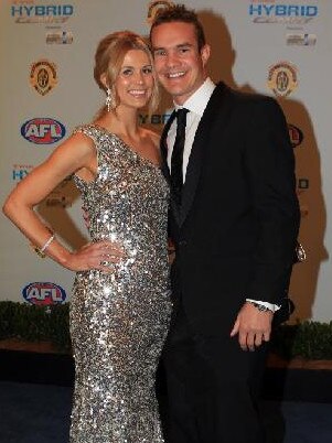 The couple at the Brownlow.