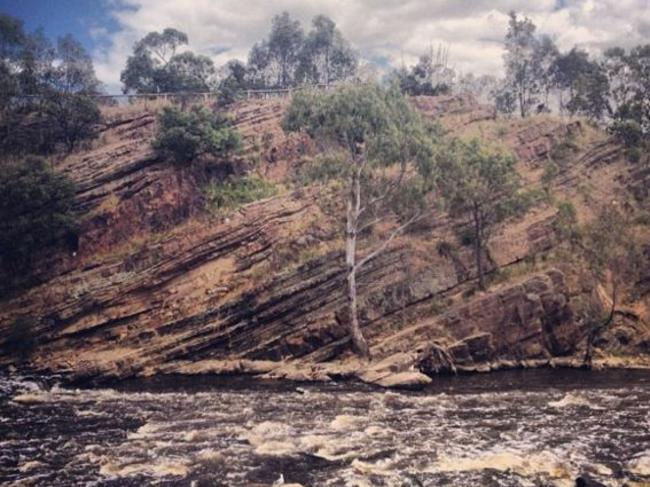 Tremendous cliff faces edge around the trail at Dight’s Falls. Picture: Clelml/Instagram