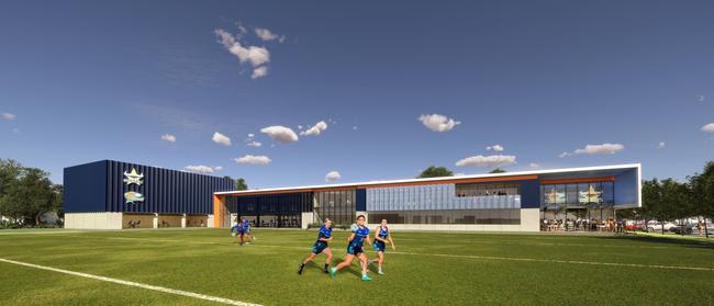 Concept plans for the Community Development and High Performance Centre in the Barlow Park precinct. Photo: Supplied by North Queensland Cowboys.