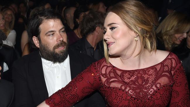 Konecki and Adele in 2016. Picture: Larry Busacca/Getty Images North America/AFP