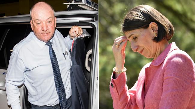 Former MP Daryl Maguire and NSW Premier Gladys Berejiklian.