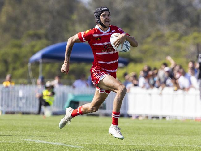 Chris Woodbridge, Men's Koori Knockout grand final, Walgett Aboriginal Connection vs Wiradjuri Aboriginal Rivers. Picture: Andrea Francolini