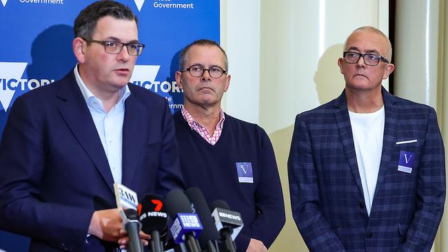 Daniel Andrews gave a commitment that the inquiry’s terms of references would be broad to investigate the Department of Education’s handling of abuse cases. Picture: Ian Currie