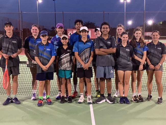 Pioneer Tennis Club's stars of tomorrow. Picture: Supplied.