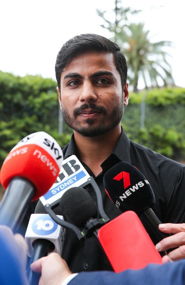 Sheraz Tahir said his brother Faraz, who was killed in the Westfield Bondi Junction attack, was a ‘brave man’. Picture: NewsWire / Gaye Gerard