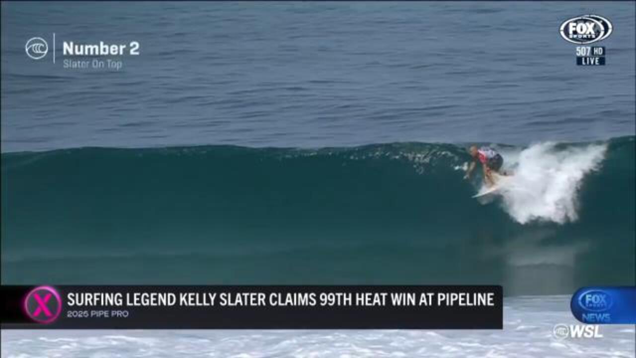 Slater claims 99th heat win at Pipeline!