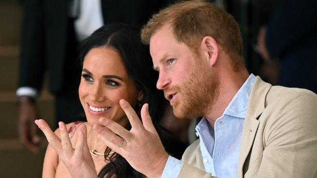 The duke and duchess’ recent partially self-funded tour of Colombia saw them labelled by some quarters as being political pawns. Picture: Raul Arboleda/AFP