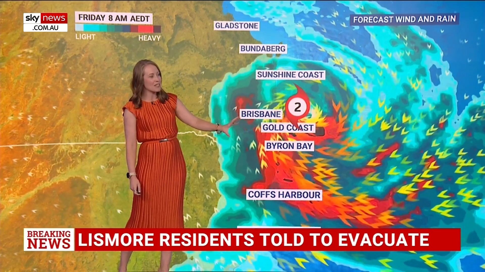 What does delayed landfall mean for residents in the path of Tropical Cyclone Alfred?