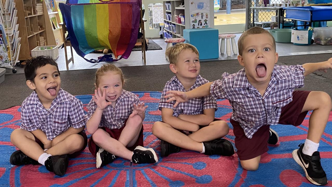 Hendra State School: Naishan, Dakota, Jock and Lewis. PHOTO: Penelope Pelecas