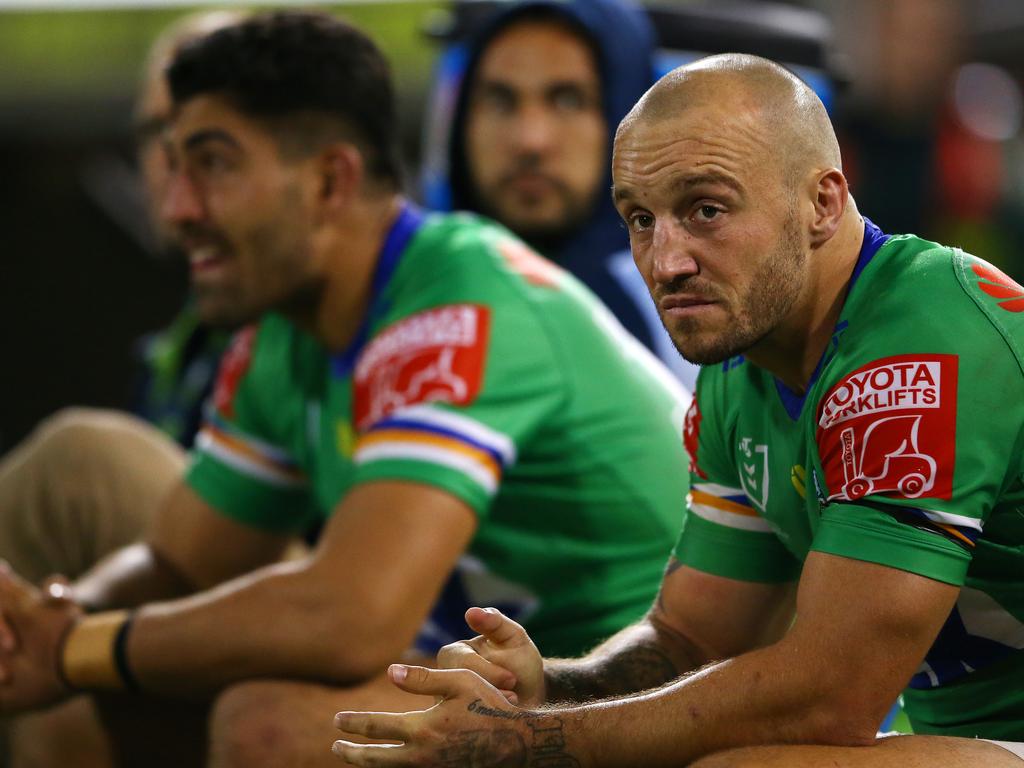 Josh Hodgson’s return from a calf injury is huge for Canberra. Photo: Matt Blyth/Getty Images.