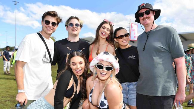 The Ballan crew at Groovin the Moo, Sunshine Coast 2023. Picture: Patrick Woods.