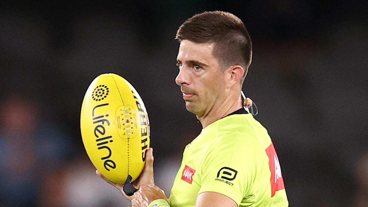 Brownlow bet probe umpire weeks from learning fate