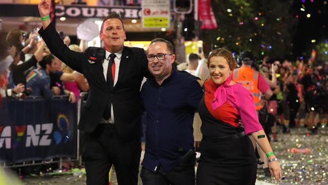 Alan Joye at the Mardi Gras' 40th anniversary parade in Sydney last weekend.