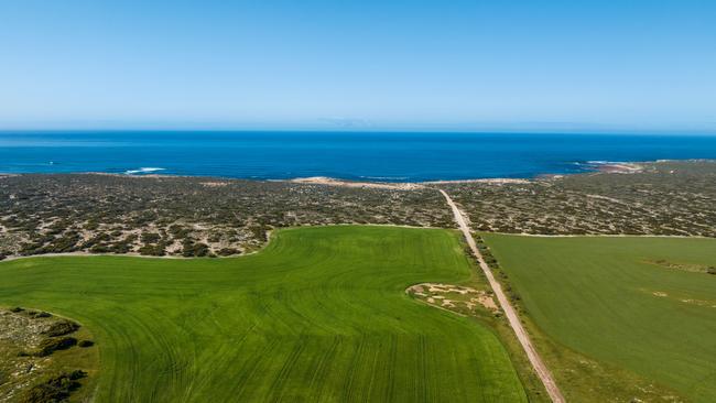 The property stretches across 1117ha, with about 449ha of arable land. Picture: Supplied by CBRE