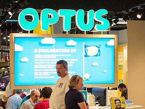 Supplied undated image obtained Thursday, June 19, 2014 of an Optus store in Sydney. (AAP Image/Optus) NO ARCHIVING, EDITORIAL USE ONLY