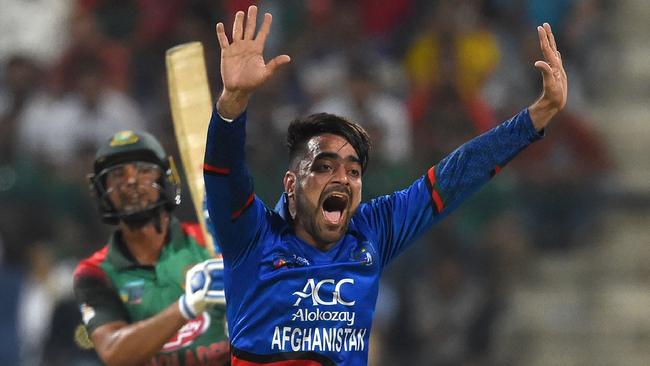 Star spinner Rashid Khan can turn a game. Picture: Ishara S. Kodikara/AFP