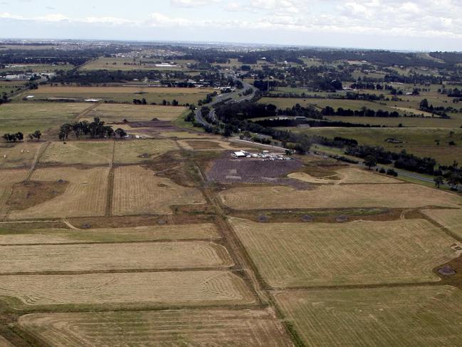 Major housing division for Pakenham ...development site looking from Cardinia rd towards Officer