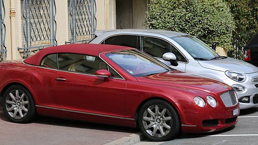 British Luxury Car Bentley Continental GTC.