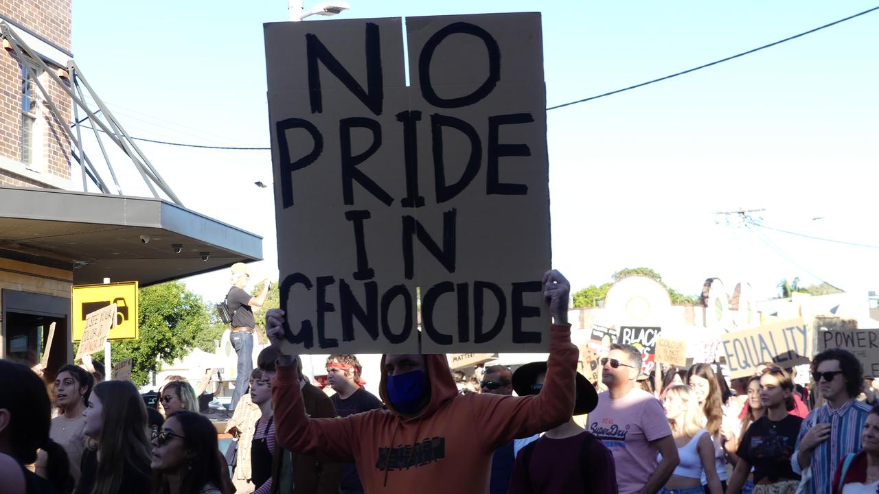 Black Lives Matter Protest in Byron Bay.