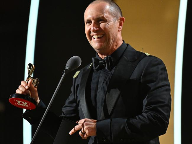 Larry Emdur wins Gold! Picture: James Gourley/Getty Images for TV WEEK Logie Awards