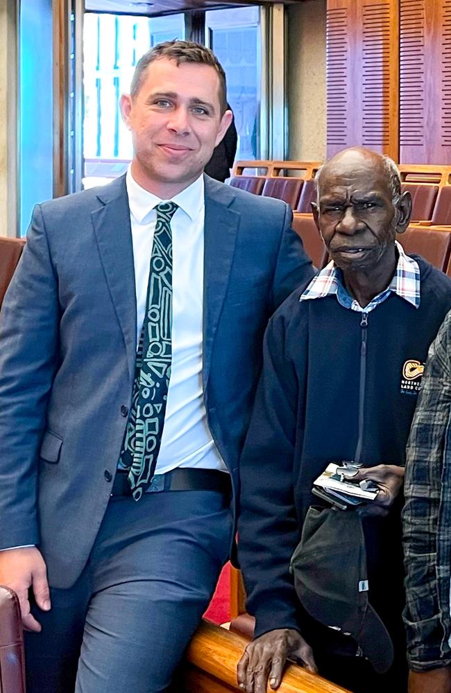 Northern Land Council lawyer Daniel Wells and Senior Traditional Owner David Harvey have celebrated a High Court victory over Glencore's McArthur River Mine.