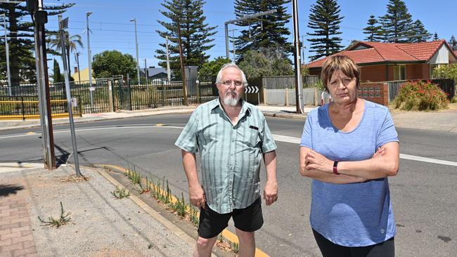 Hove residents Mel Stubbs and Judith Paterson were shocked to receive letters telling them they would be moved on to make way for Hove level crossing works. Picture: Keryn Stevens