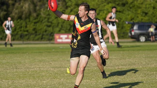 Outer East league Division 1 football: Hallam v Belgrave. #15 Hallam. Picture: Valeriu Campan